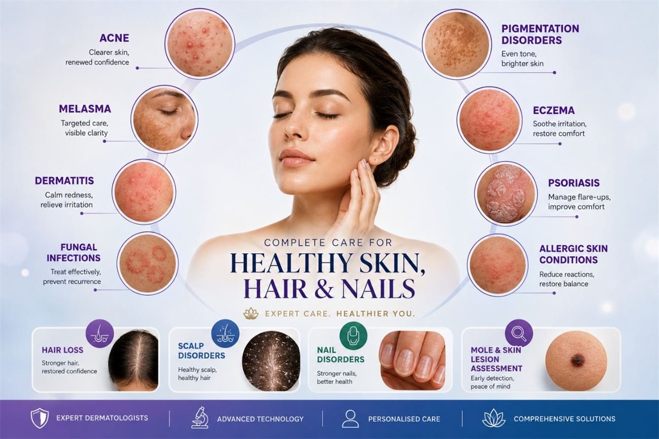 Medical dermatology conditions