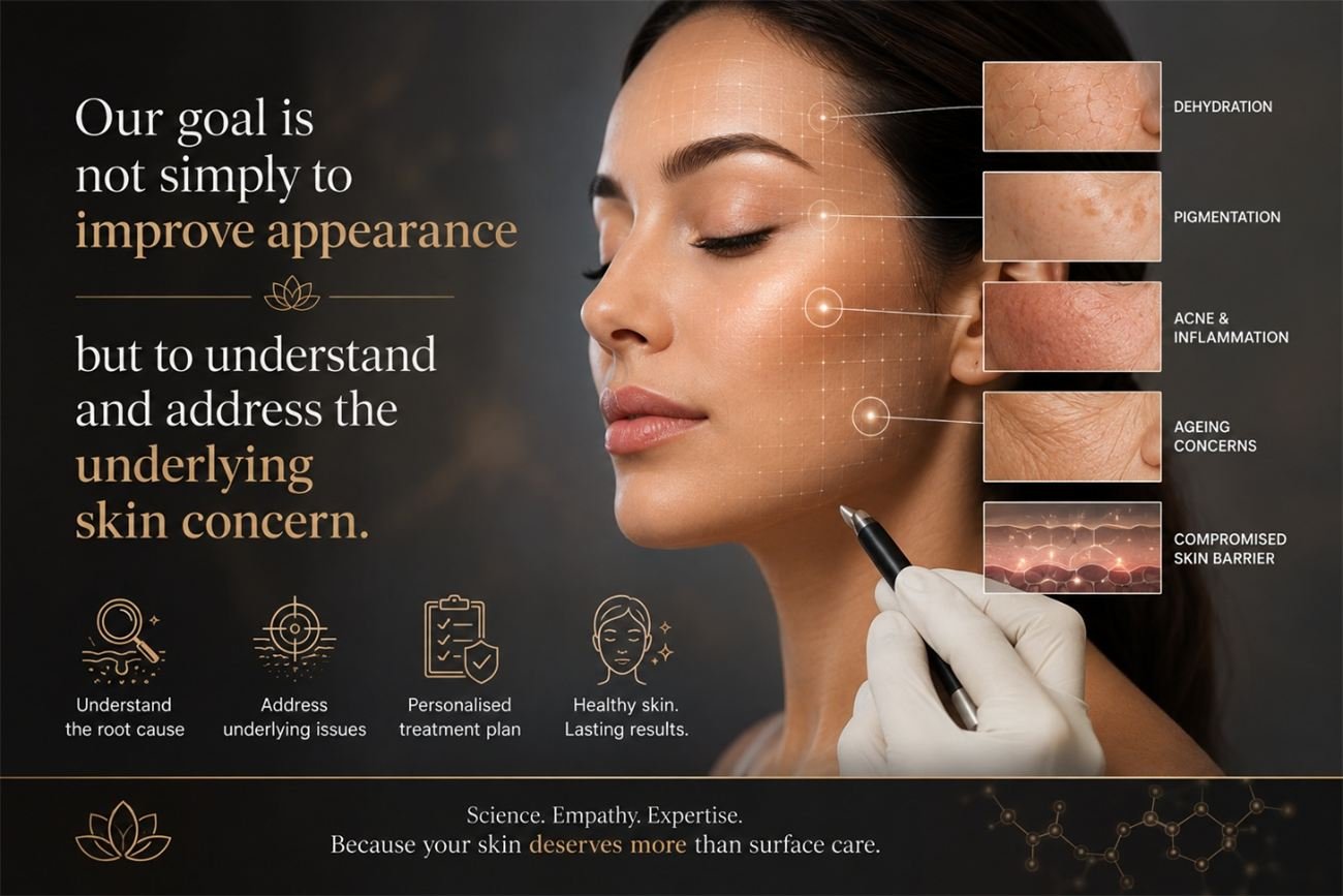 Understanding the underlying skin concern