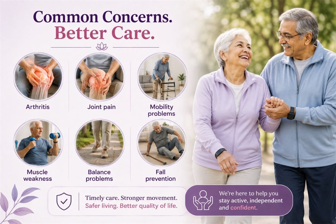 Common mobility concerns in older adults