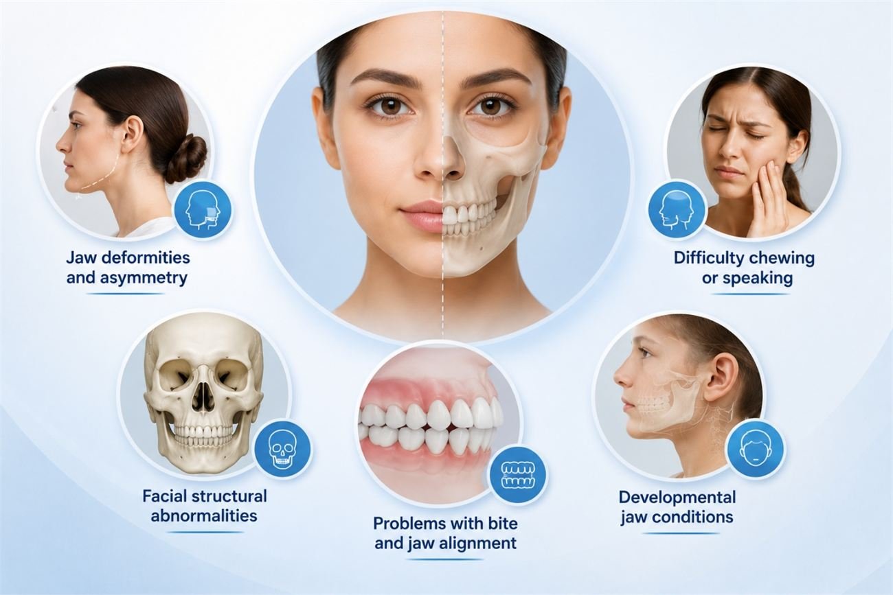 Jaw deformities and facial asymmetry