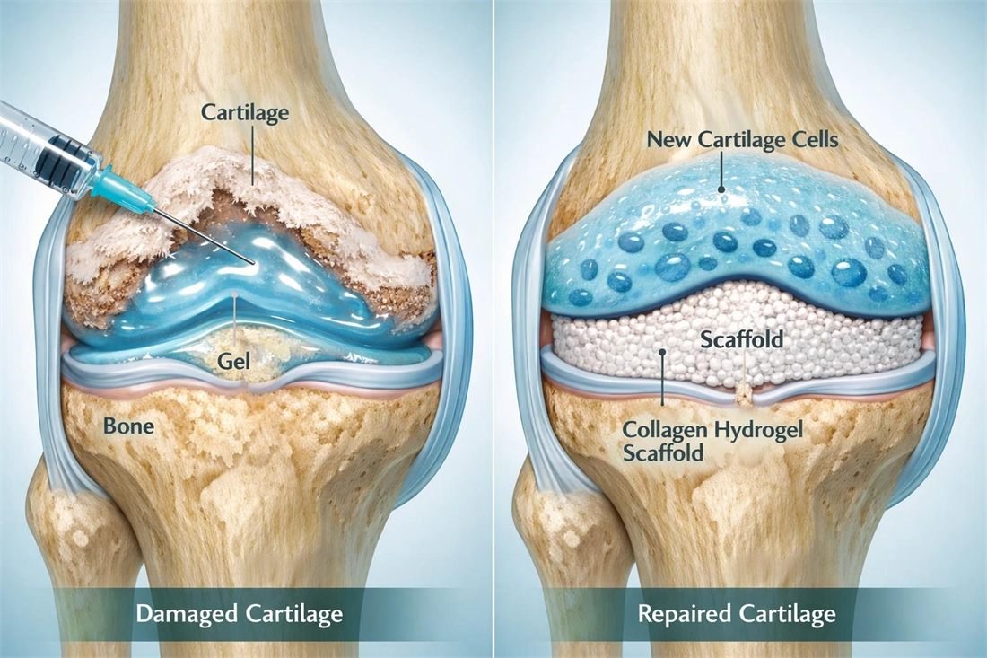 Cartilage repair illustration