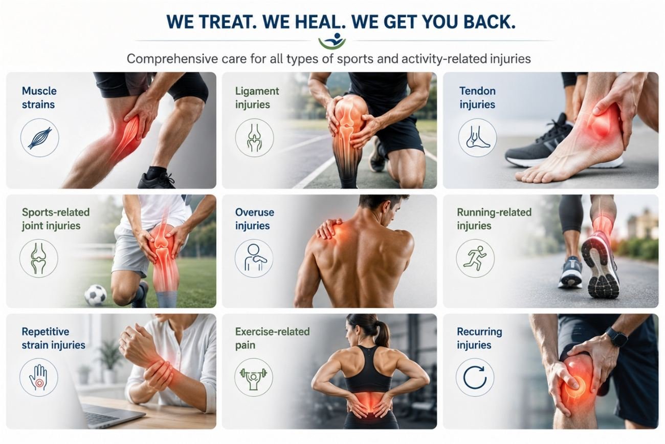 Musculoskeletal conditions we treat